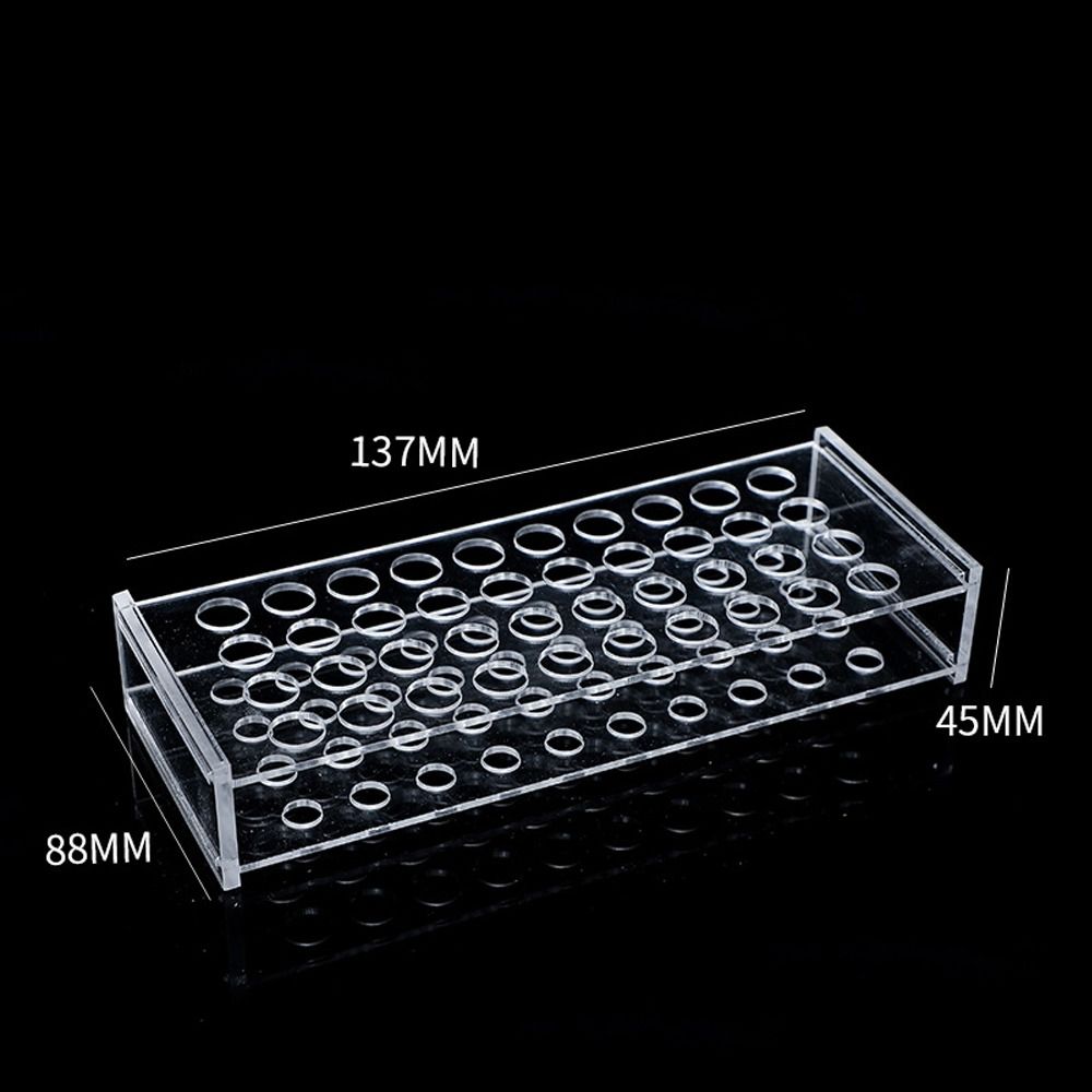 Centrifuge Tube Rack - Прочный акриловый держатель для пробирок, прозрачный,