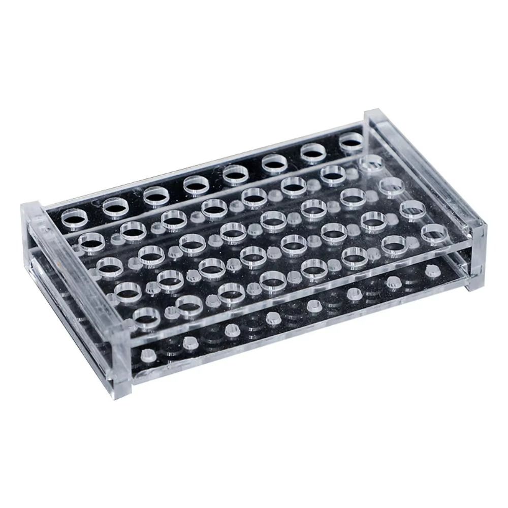 Centrifuge Tube Rack - Прочная акриловая подставка для пробирок, прозрачная,