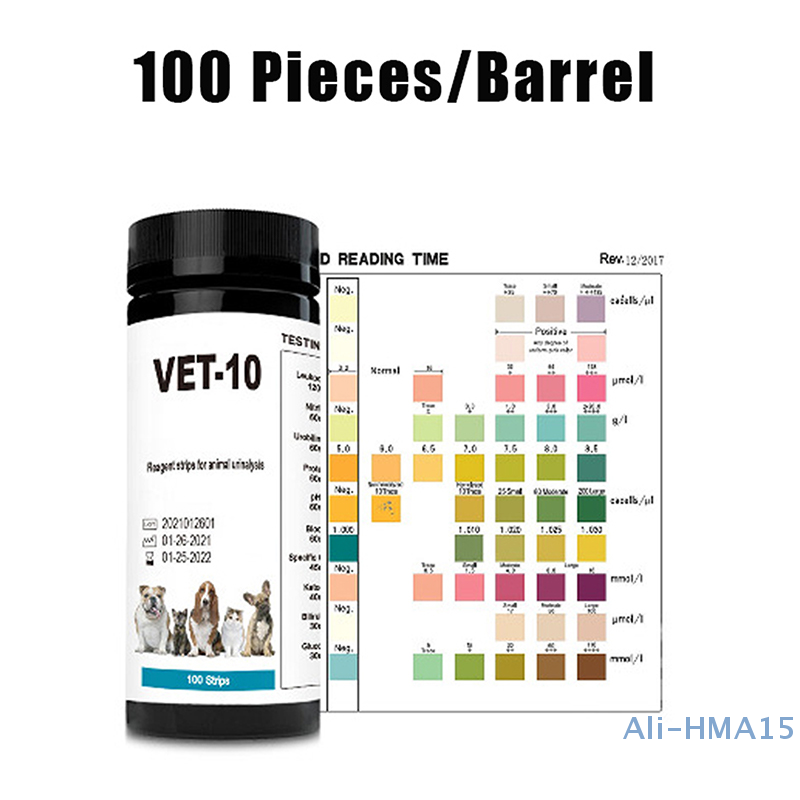 Urinalysis Reagent Strip - 100 шт. 10-параметрические тест-полоски для мочи