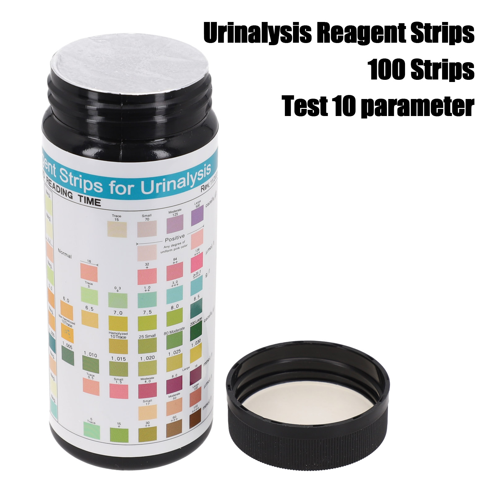 Urinalysis Reagent Strip - 100 полосок URS-10T Реагентные полоски для