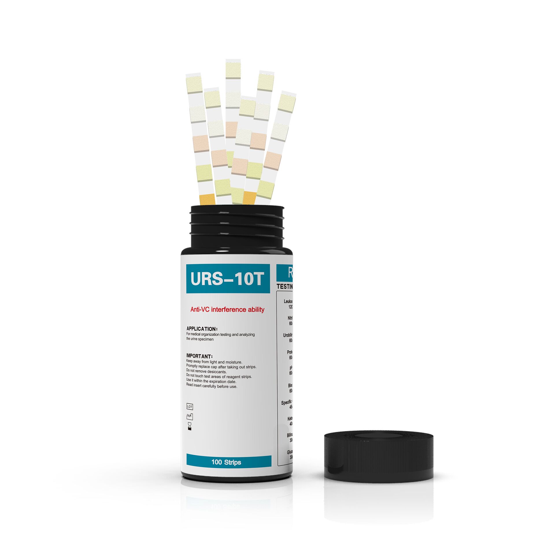 URS-10T тест-полоски для мочи, – обзор и цена Urinalysis Reagent Strip
