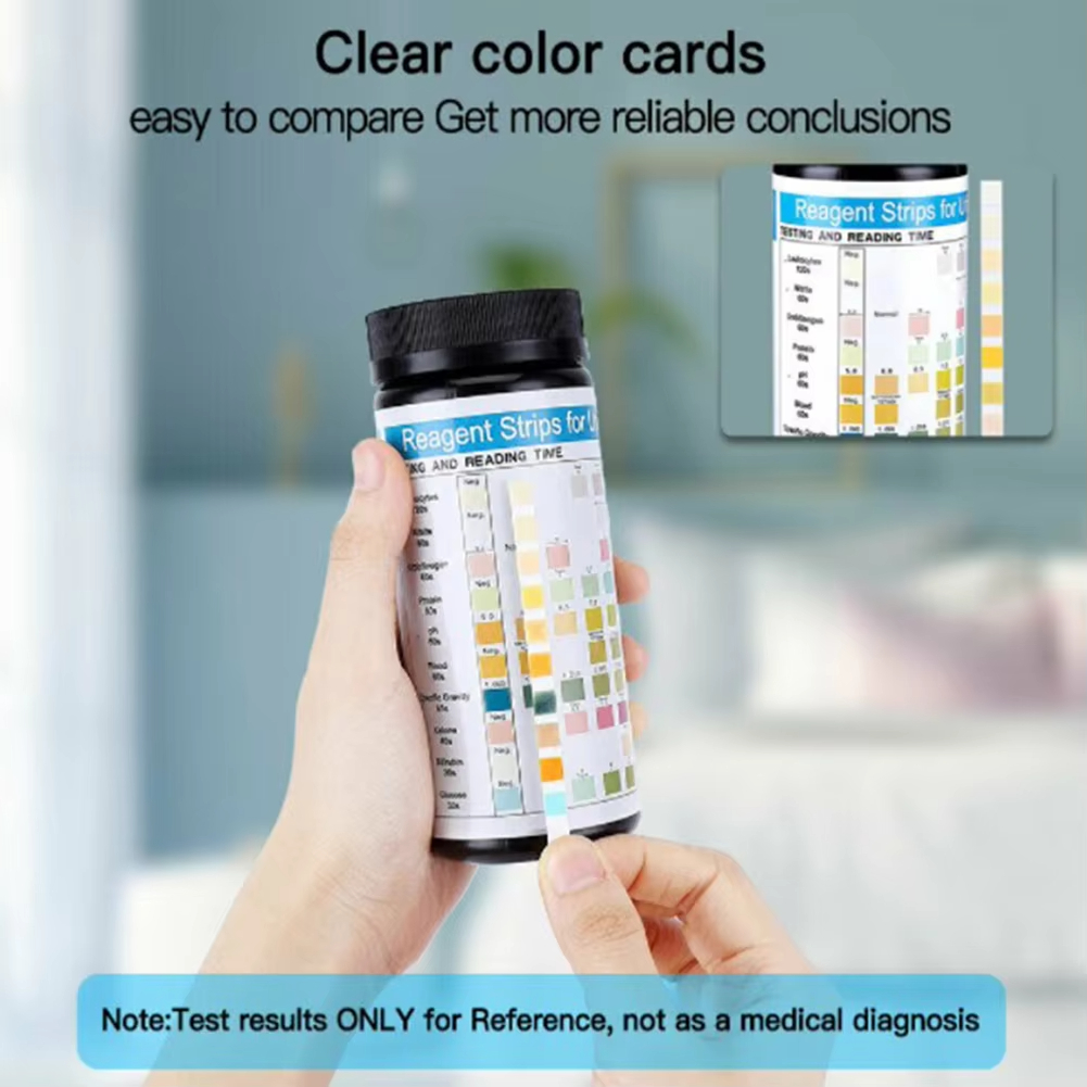 100 тест-полосок URS-10T для а – обзор и цена Urinalysis Reagent Strip