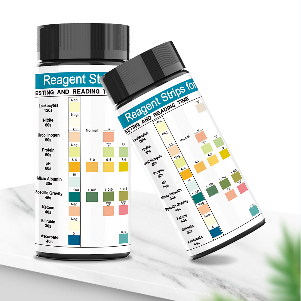 100 полосок, тест-полоска для  – обзор и цена Urinalysis Reagent Strip