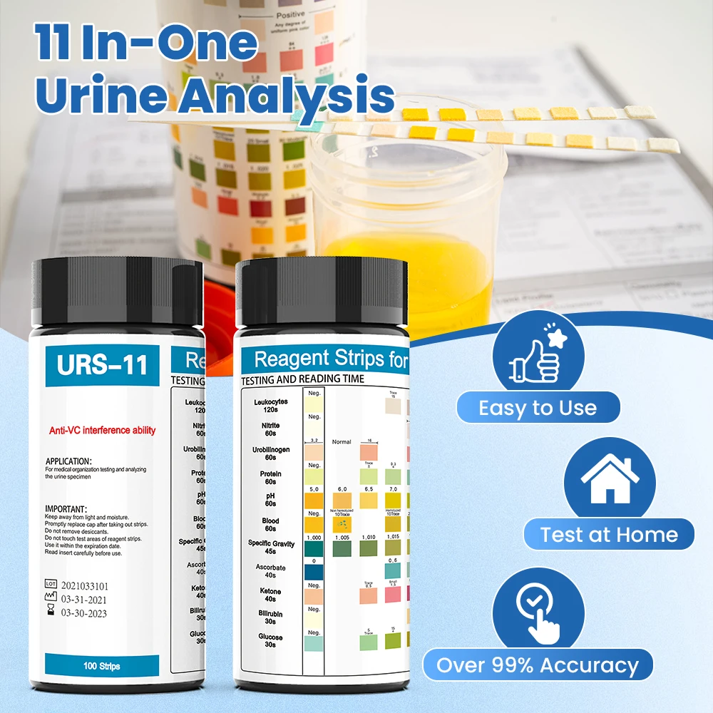 Ветеринарные тест-полоски для  – обзор и цена Urinalysis Reagent Strip